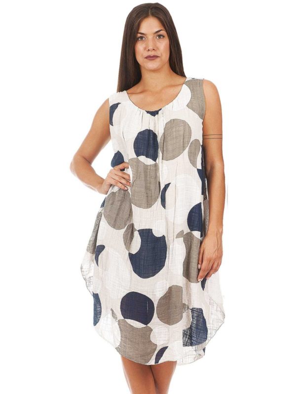 Short printed dress 1-8687-2 - Image 3