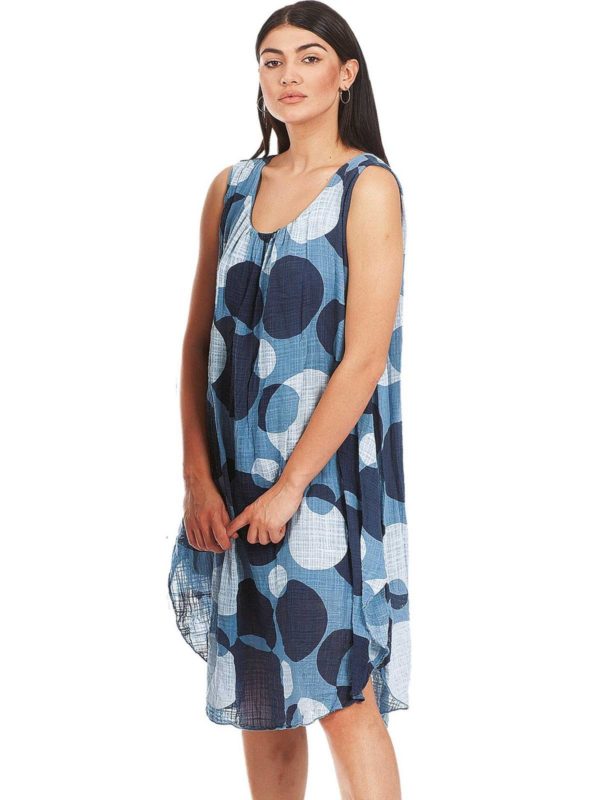 Short printed dress 1-8687-2 - Image 4