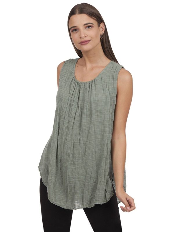 Plain blouse 1-8848 - Image 3