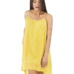 Short dress with pattern on the back 10-850