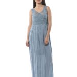 Plain long dress 10-86694