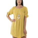 Plain short dress 14-6964