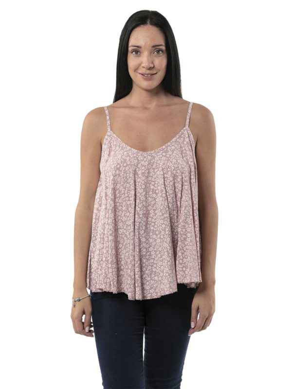 Floral blouse with straps 14-7699 - Image 3