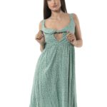 Floral dress with bow 14-8263