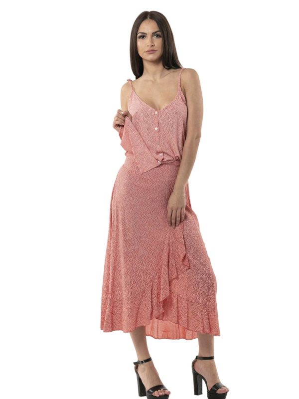 Floral blouse with straps 15-1024 - Image 5