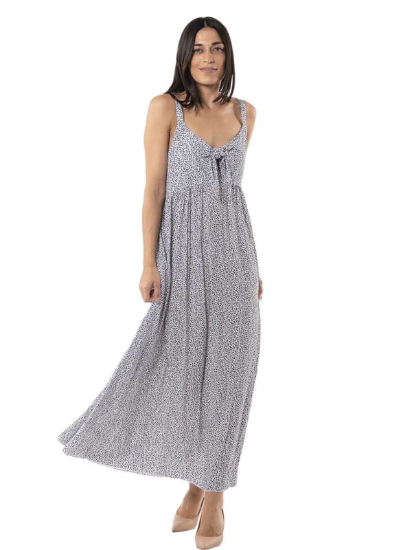 Long floral dress 15-1118 - Image 5