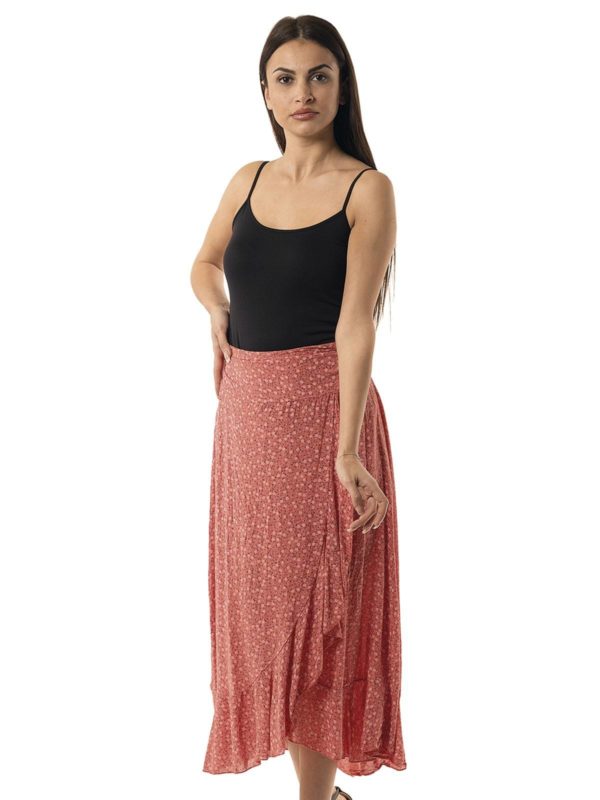 Long floral skirt  15-1200 - Image 4