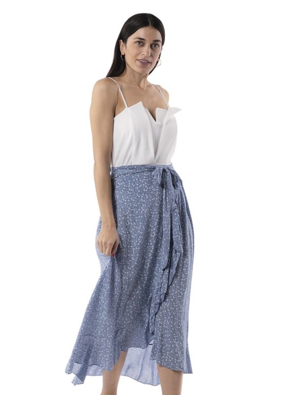 Long floral skirt  15-1200 - Image 3