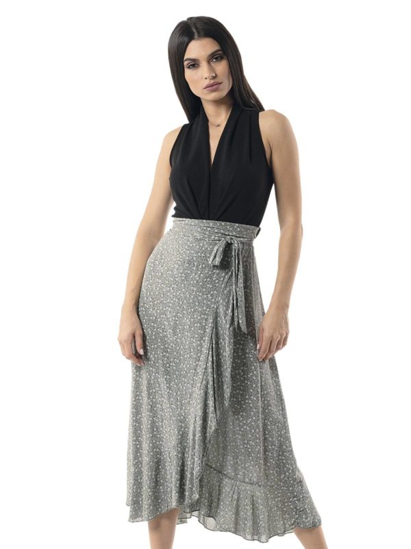 Long floral skirt  15-1200 - Image 5
