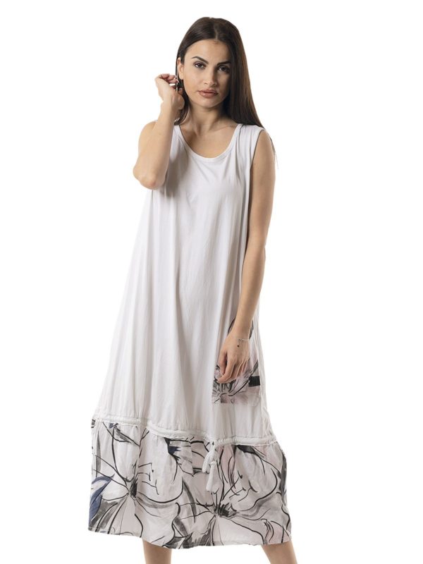 Dress with print sleeveless 17-9125 - Image 3