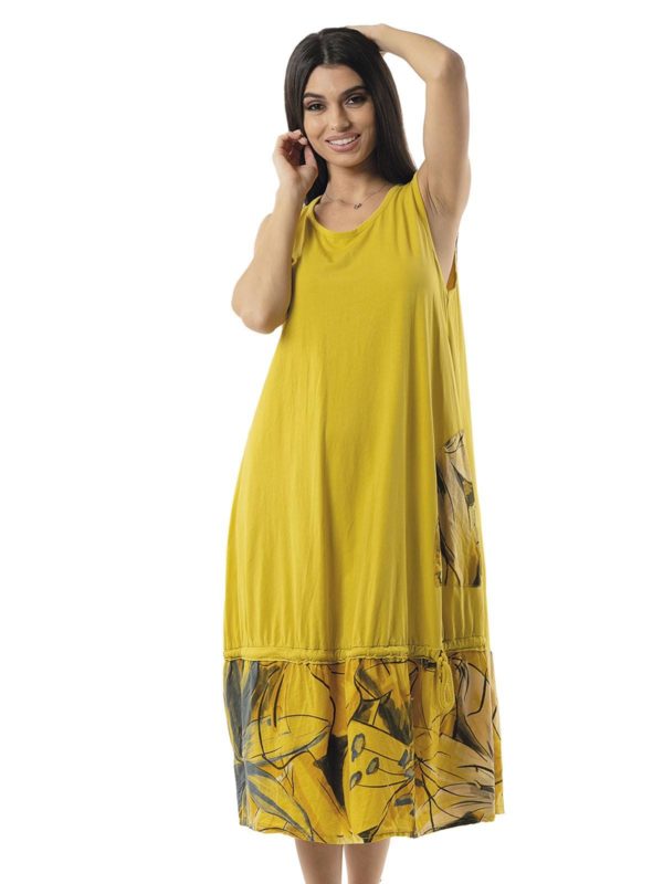 Dress with print sleeveless 17-9125 - Image 4