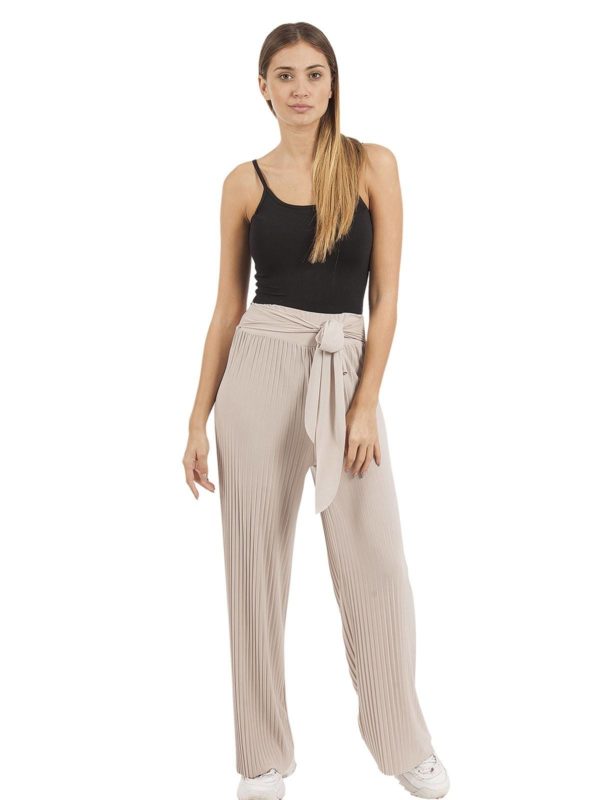Shirring wide leg trousers 18-101 - Image 4
