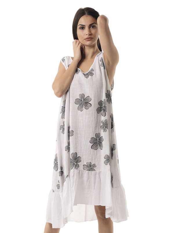 Short dress floral 19-19198 - Image 3