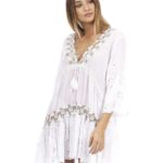 Short plain dress 2-1966