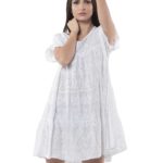 Short plain dress 2-2355