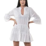 Short plain dress 2-2605