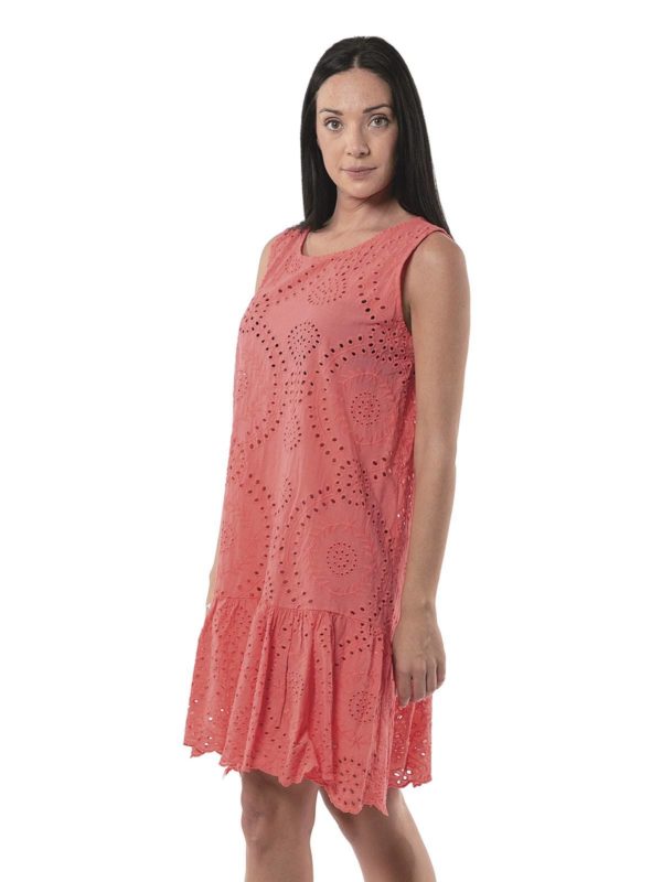 Short plain dress 2-2858 - Image 3