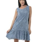 Short plain dress 2-2858