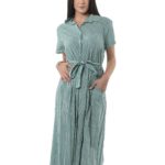Long striped dress 2-2867