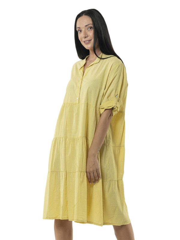 Midi striped dress 2-2869 - Image 3