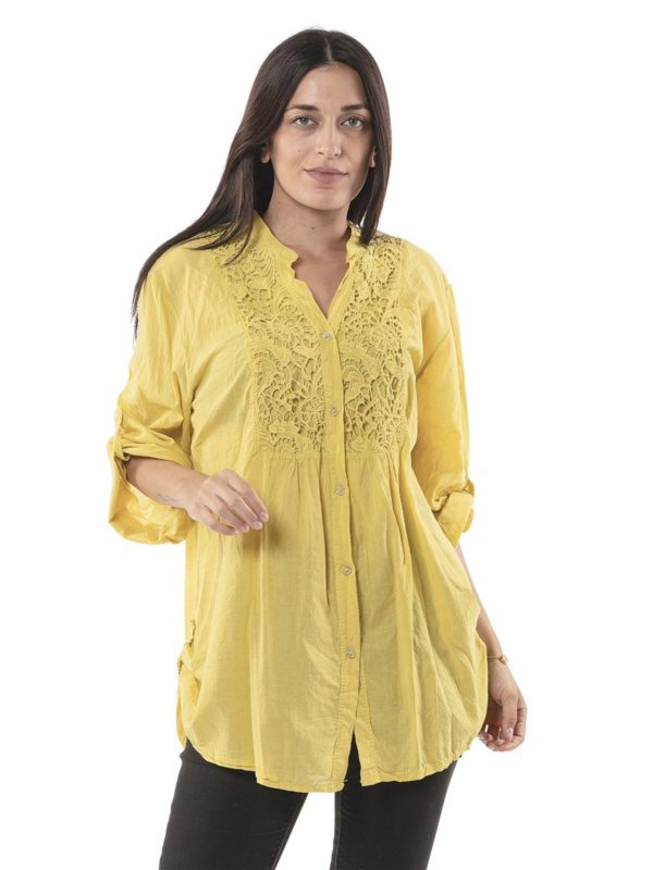 Plain cotton shirt 2-9737 - Image 3
