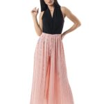 Plain wide leg trousers 21-1921