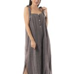 Plain linen jumpsuit 23-19P662