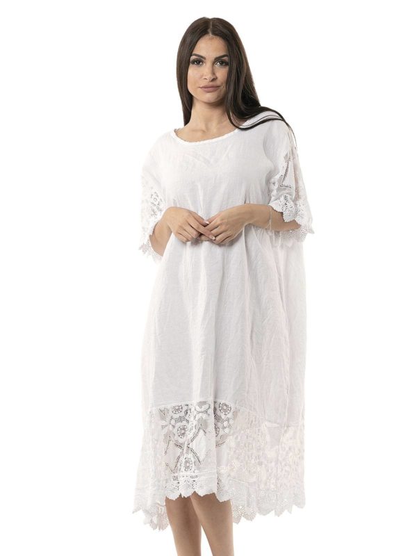 Linen/silk dress 23-8922 - Image 3