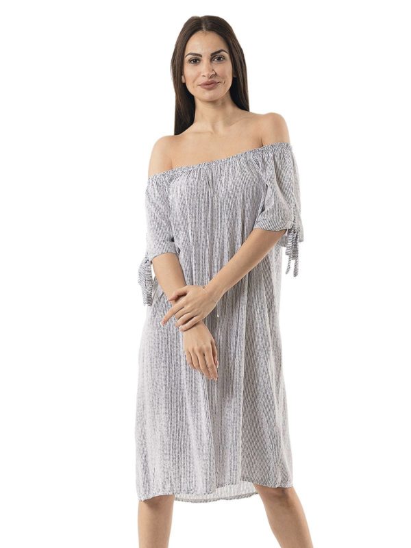 Short striped dress 24-3618R - Image 3