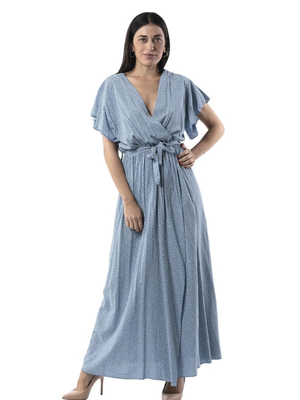 Long floral dress 24-3625 - Image 3