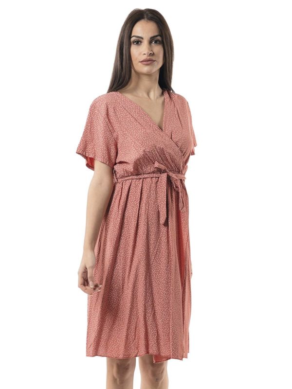 Short dress floral 24-3626F - Image 4