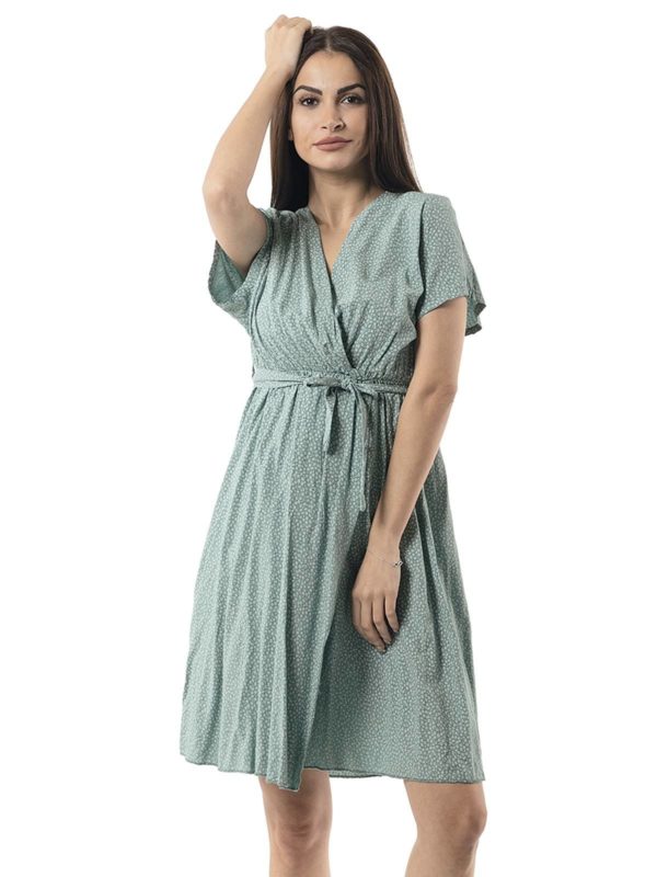 Short dress floral 24-3626F - Image 5