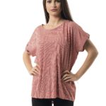 Striped blouse with sleeves 24-3638R