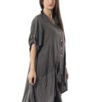 Shirt with uneven hemline 26-7394