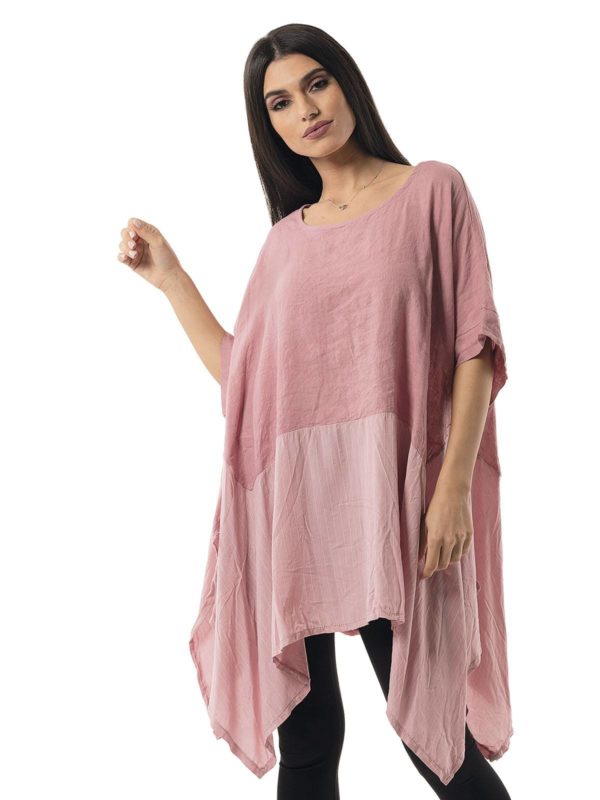 Asymmetric blouse 26-7417 - Image 4