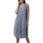 Viscose polka dot dress 3-19781