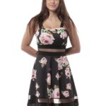 Short dress floral 4-2796