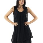 Plain short sequin dress 6-19186