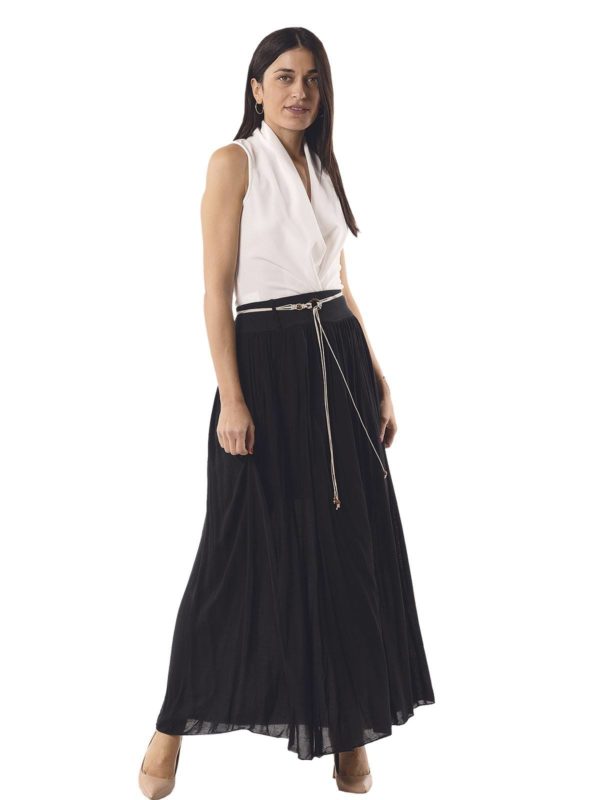 Maxi plain skirt 6_7241 - Image 3
