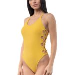 One-piece plain swimwear SF1662
