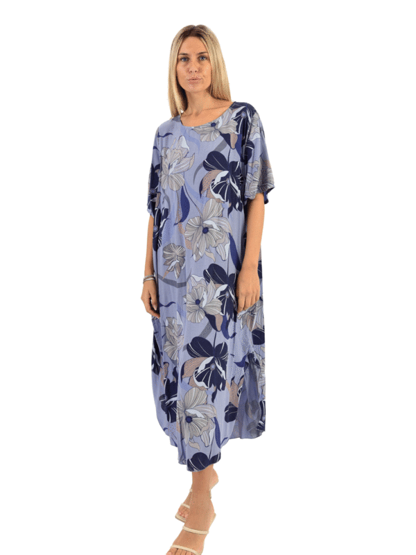 Φόρεμα με μανίκια 20-20266 - Image 4