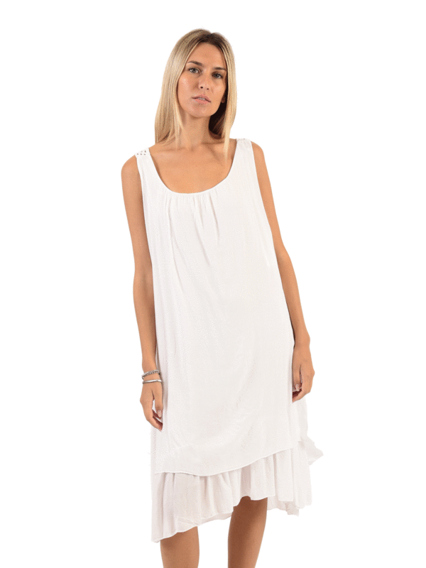 Φόρεμα αμάνικο 20-21371 - Image 4